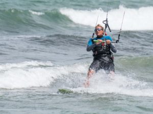 Private Kitesurfing Lesson in Palma de Mallorca in Deep Waters with Pneumatic Boat