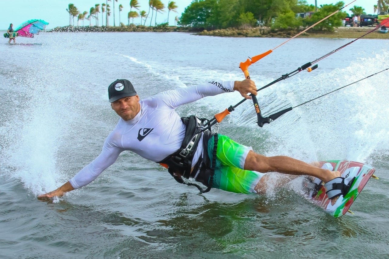 Equipo de kitesurf