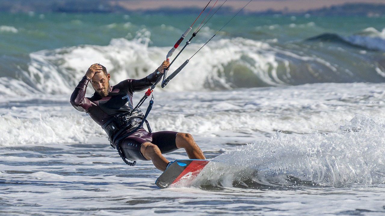 kitesurfing y windsurfing